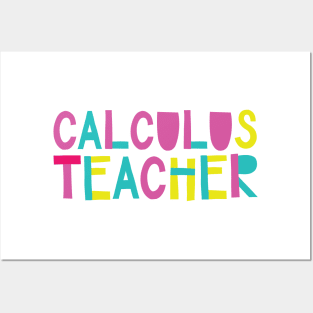 Calculus Teacher Gift Idea Cute Back to School Posters and Art